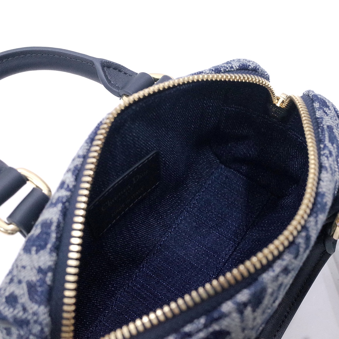 Dior Groove 17 Mini Bag Blue Denim Dior Oblique Jacquard